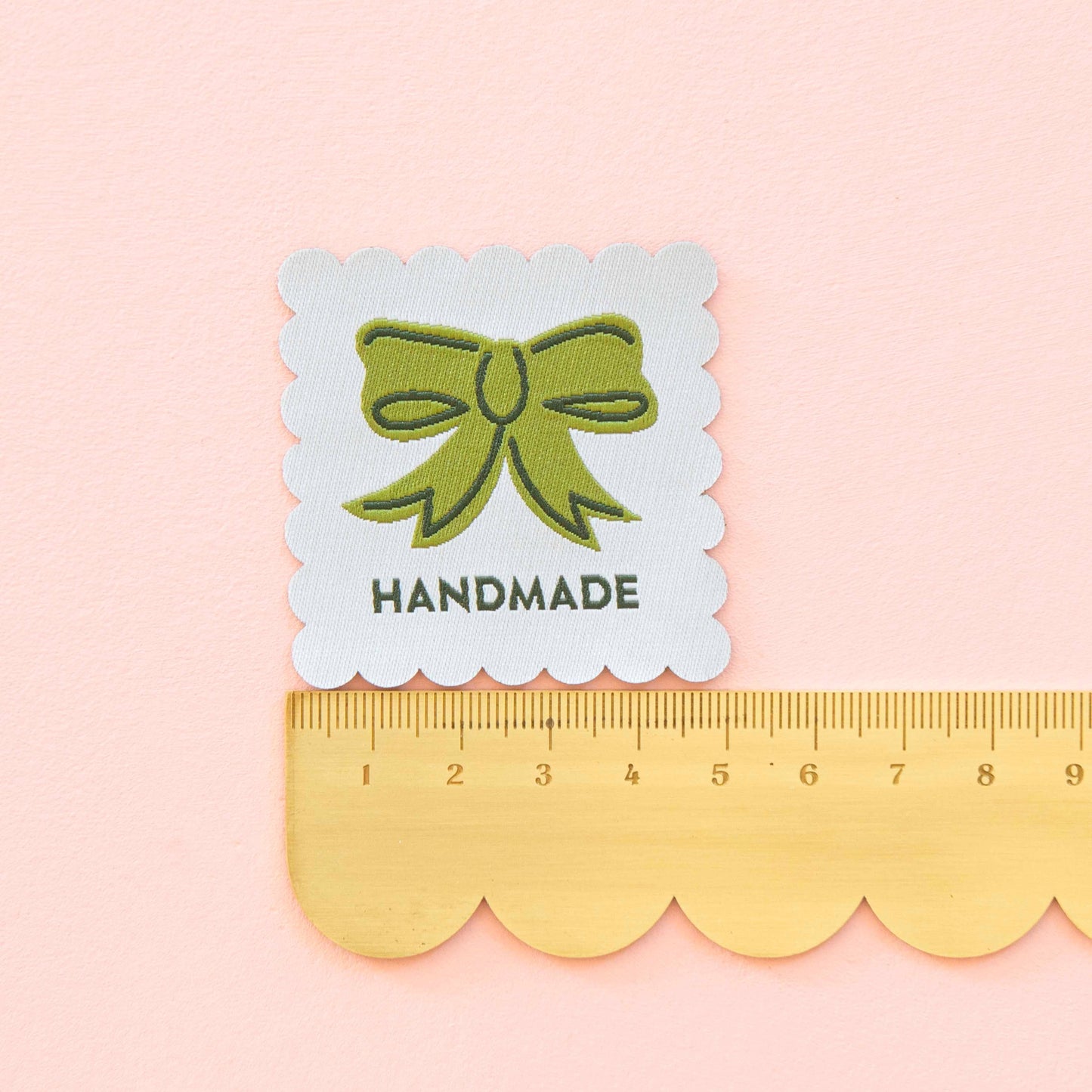 Bows woven sewing and quilting labels