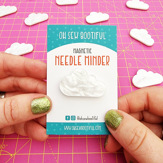 Cloud Magnetic Needle Minder, for Embroidery & Cross Stitch