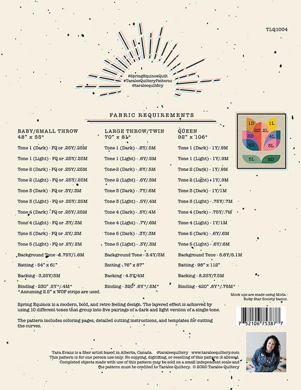 Spring Equinox quilt pattern