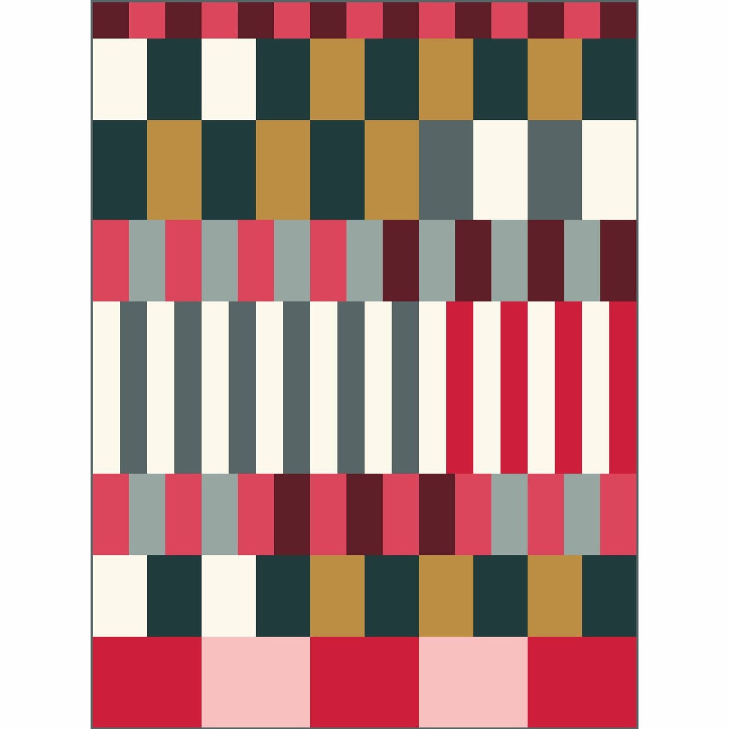 Luma Quilt throw size bundle - Adventale Solids