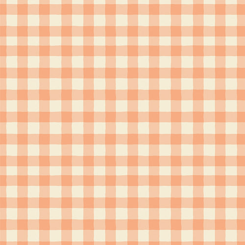 Small Plaid of My Dreams - Apricot