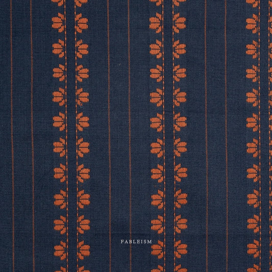 MAY Fine and Dandy - Navy Spice Deco Stripe