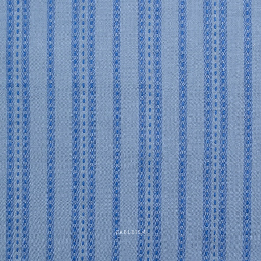 MAY Fine and Dandy - Blue Stitch Stripe