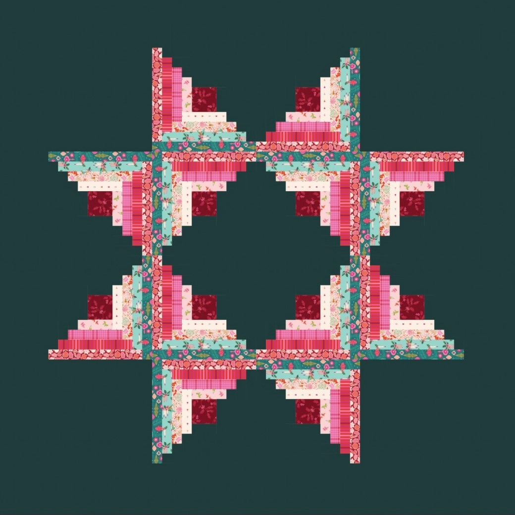 Skandi Star Quilt - Christmas in Color bundle