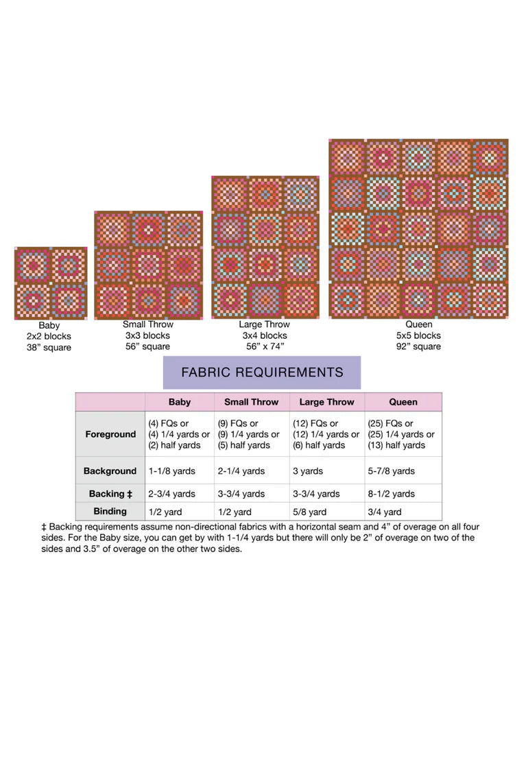 Granny Patch quilt pattern