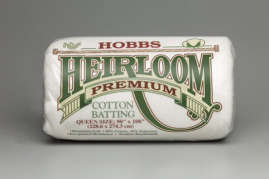 Hobbs Premium Cotton Batting 90''x108'' (Queen)