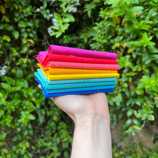 Rainbow Speckled bundle x 9