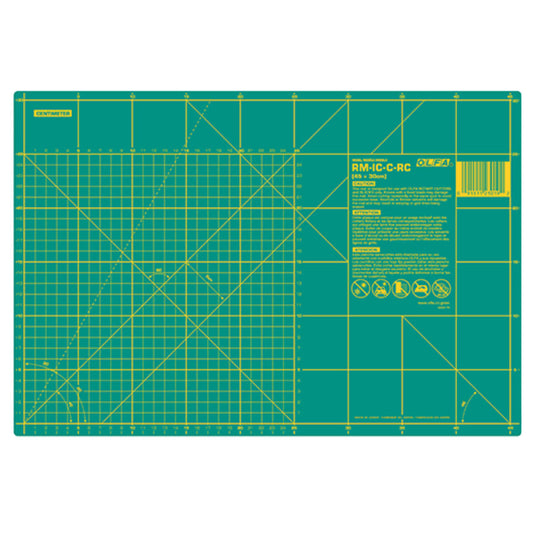 Olfa A3 self healing cutting mat - green
