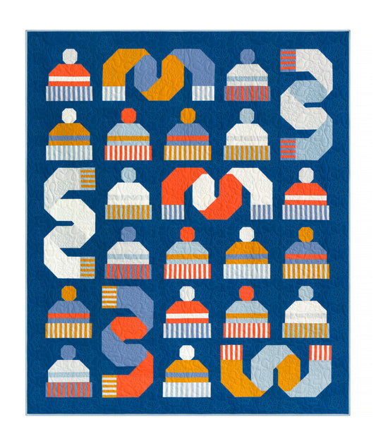 Snowy Day quilt - paper pattern