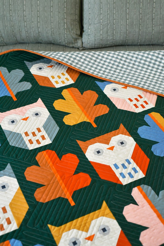 Night Owl quilt - paper pattern