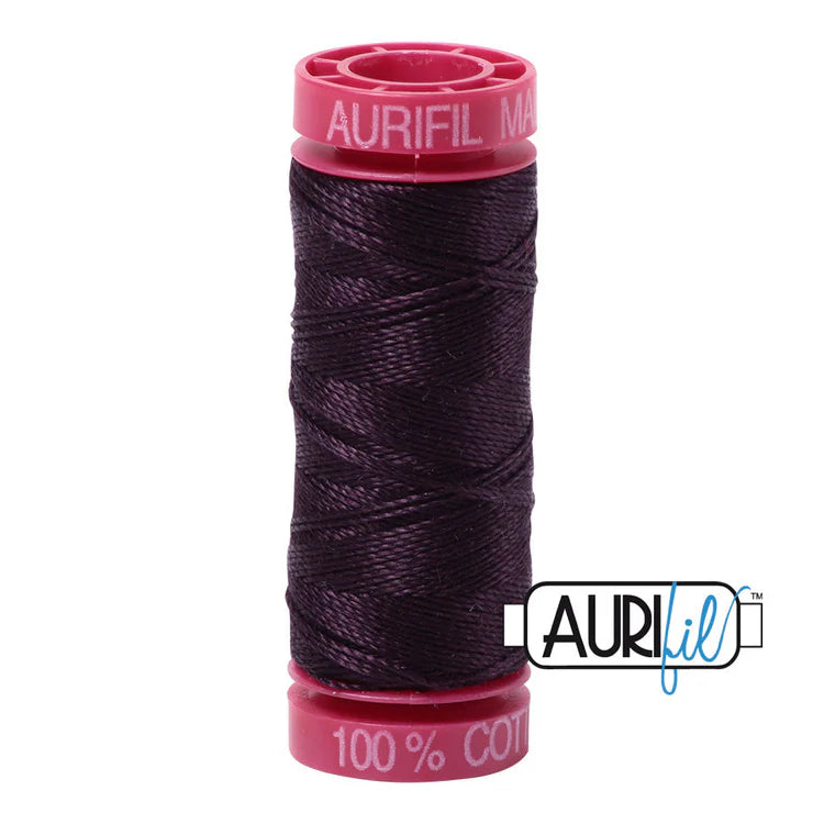 Aurifil 12wt thread - 2570 Aubergine