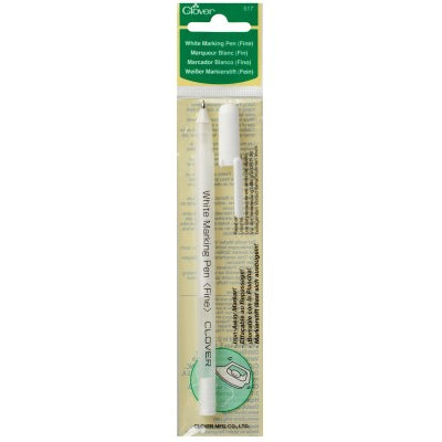 Washable fabric marker - white