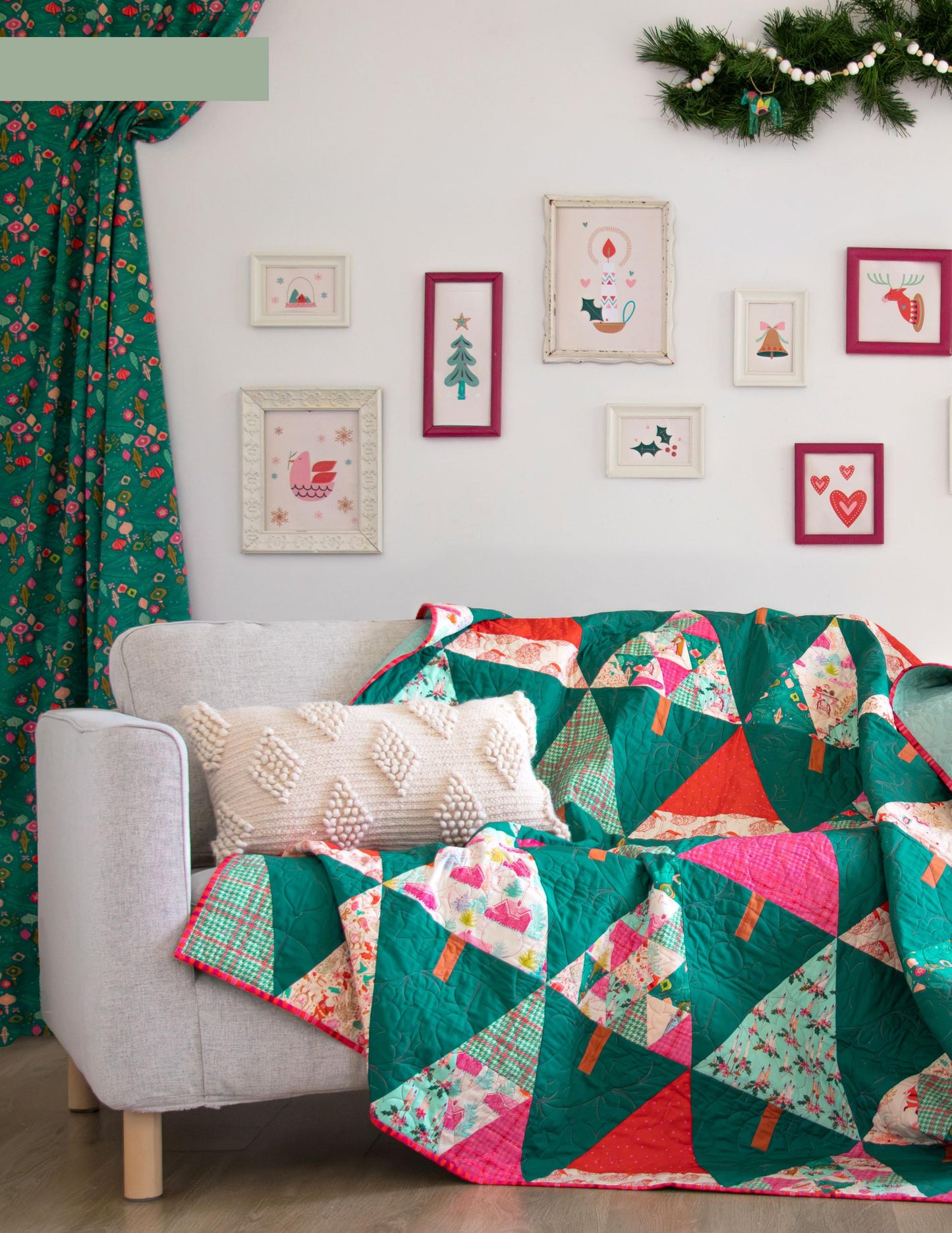 Evergreen & Jolly quilt bundle - Christmas in Color