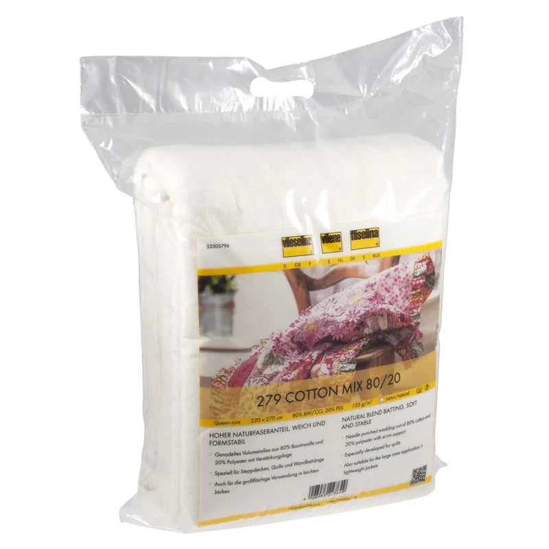 Cotton Blend Quilt Batting 86'' x 106'' (Queen)