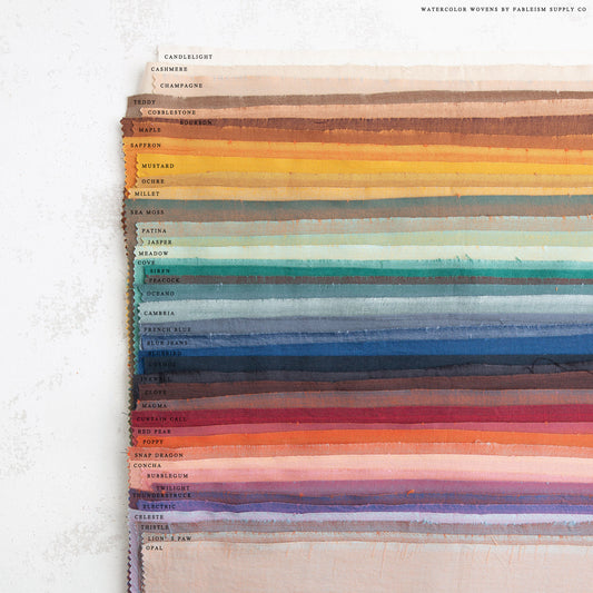 JANUARY Watercolor Wovens - 40 x 1/2m bundle