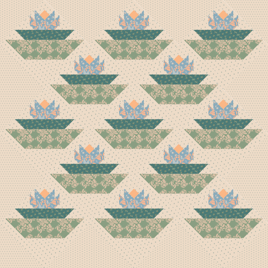 Waterlilies Quilt bundle - Evolve