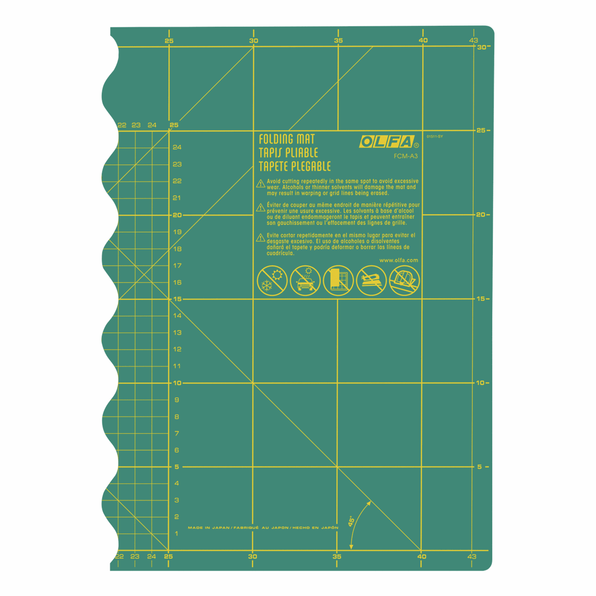Olfa A3 self healing folding cutting mat