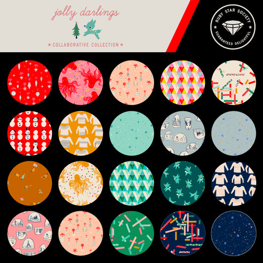 Jolly Darlings 30 FQ Bundle - Ruby Star Society