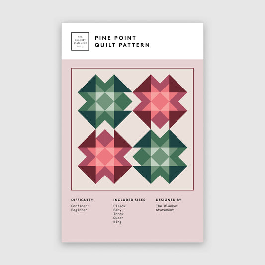 Pine Point quilt pattern