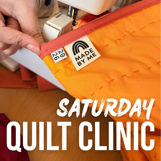 1:1 Quilt Clinic - April 18th (Saturday)