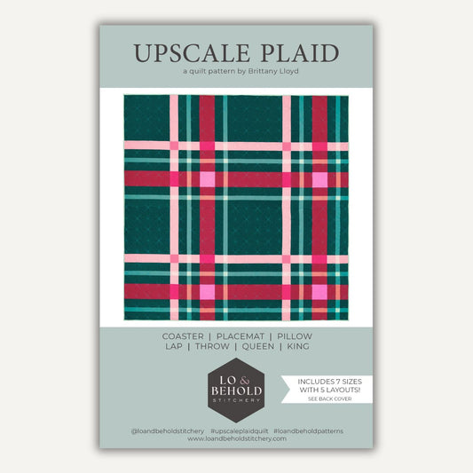 Upscale Plaid quilt pattern