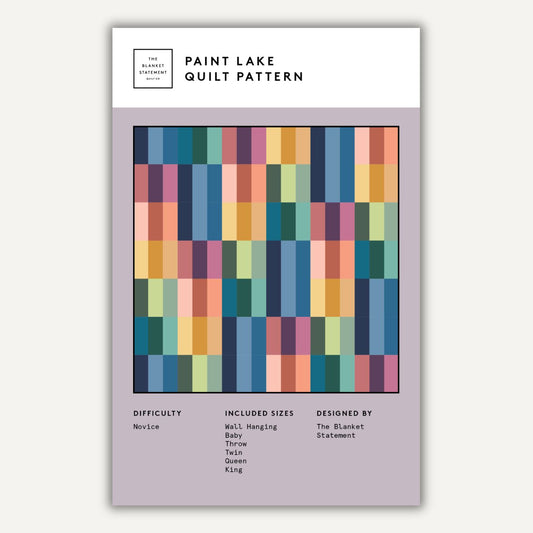 Paint Lake quilt pattern