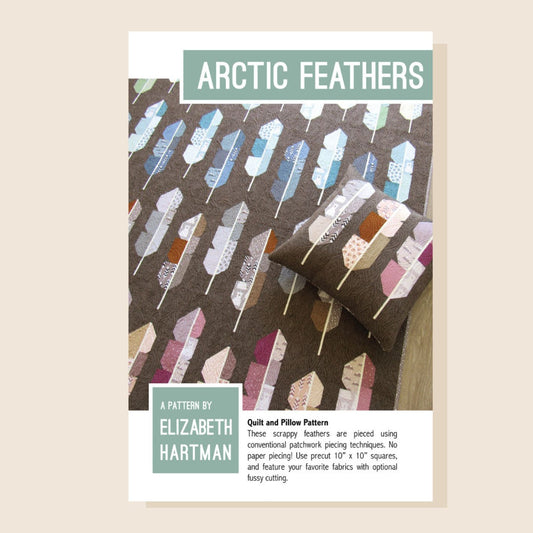 Arctic Feathers quilt - paper pattern