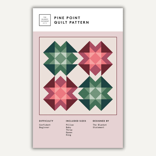 Pine Point quilt pattern