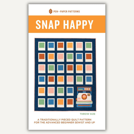 Snap Happy quilt - paper pattern