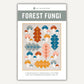 Forest Fungi quilt pattern