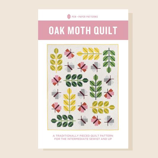 Oak Moth quilt - paper pattern