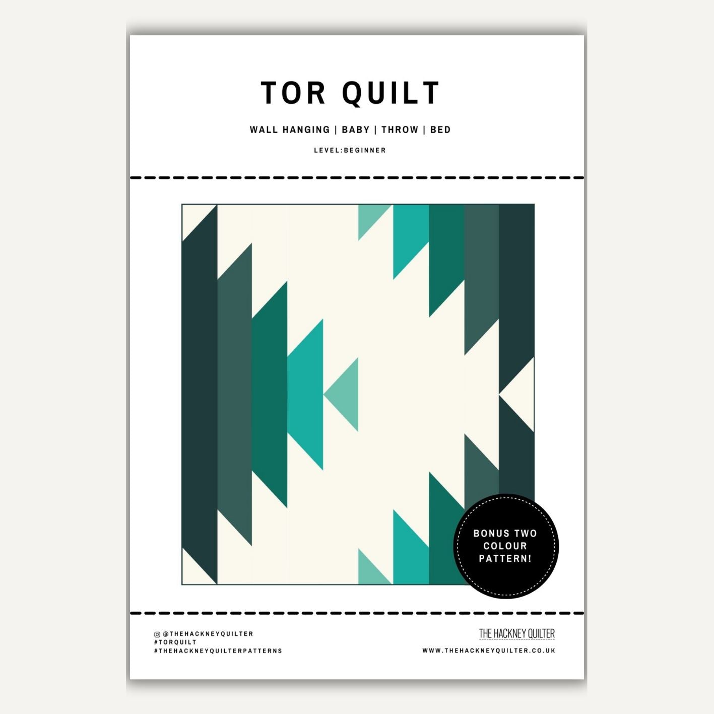 Tor Quilt - PDF pattern – The Hackney Quilter