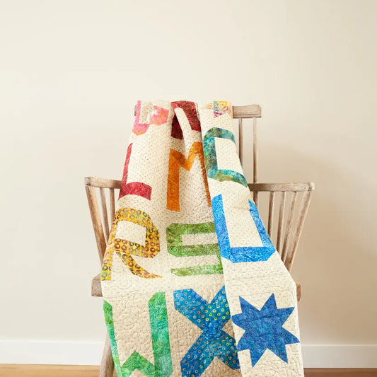 Alphabet quilt - paper pattern