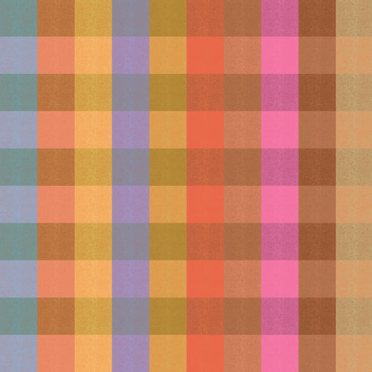 Warp & Weft Ooh Lucky Lucky Party Dress Plaid Rose