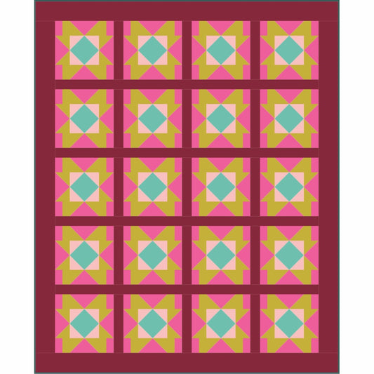 Prairie Rose quilt bundle - Christmas in Color