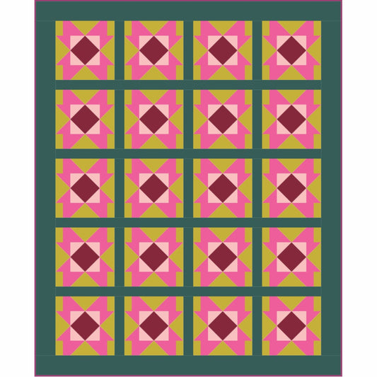 Prairie Rose quilt bundle - Christmas in Color