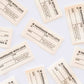 Simple Handmade Organic Cotton Write In woven sewing and quilting labels