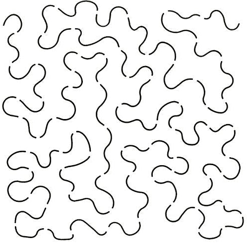 Large Stipple Quilting Stencil - 11''