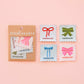 Bows woven sewing and quilting labels