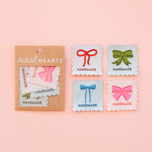 Bows woven sewing and quilting labels
