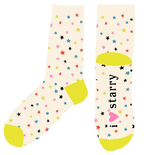 Starry Sewing Socks