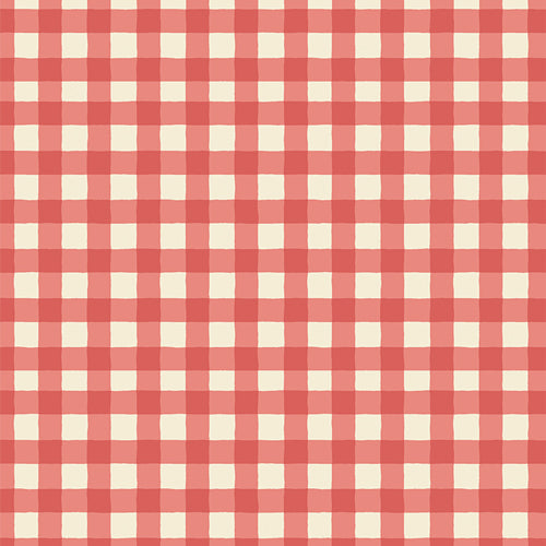 Small Plaid of My Dreams - Coral