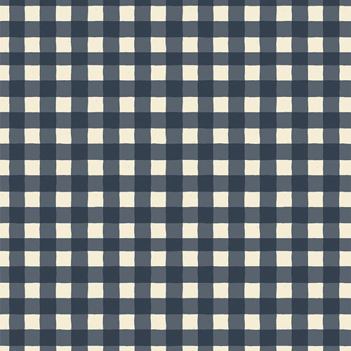 Small Plaid of My Dreams Navy - Art Gallery Fabrics