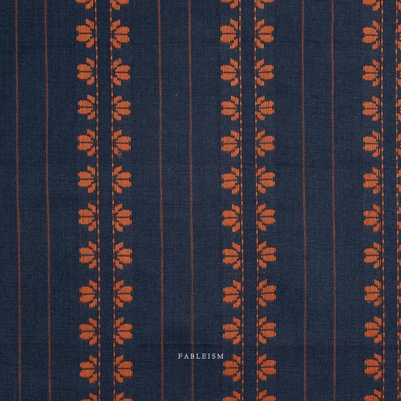 MAY Fine and Dandy - Navy Spice Deco Stripe