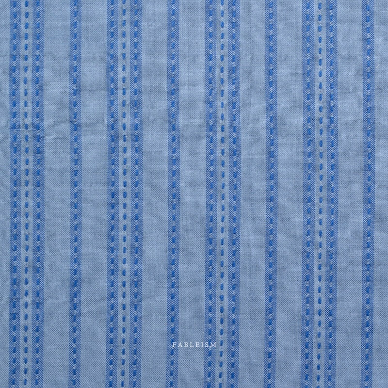 MAY Fine and Dandy - Blue Stitch Stripe