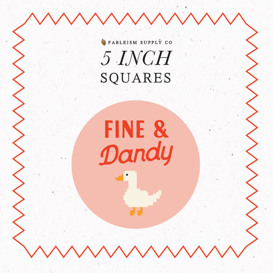 MAY Fine and Dandy - 80 x 5'' squares