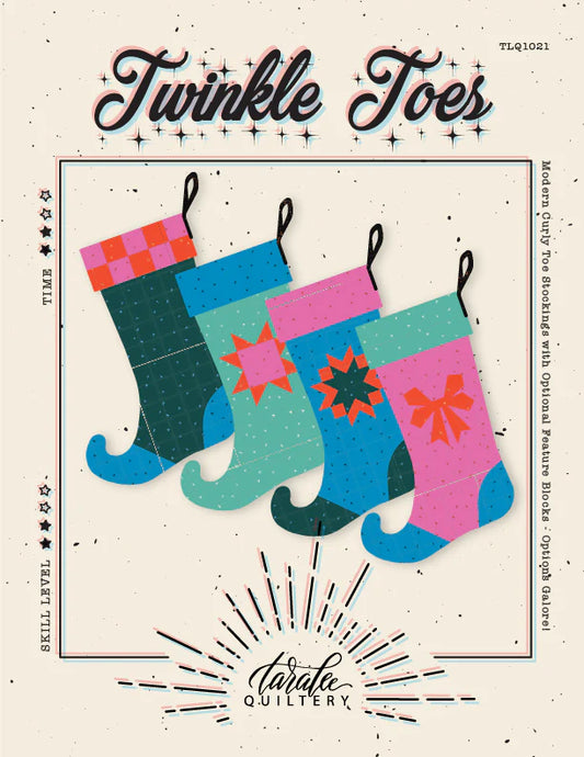 Twinkle Toes Christmas Quilted Stocking pattern