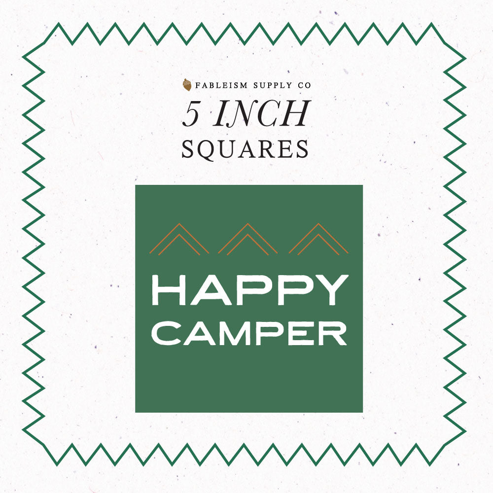 Happy Camper - Cabin Broken Stripes