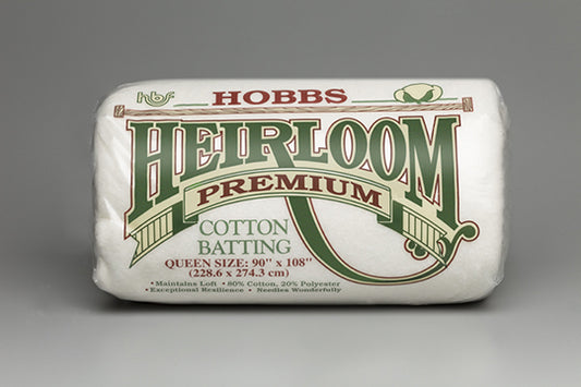 Hobbs Premium Cotton Batting 90''x108'' (Queen)