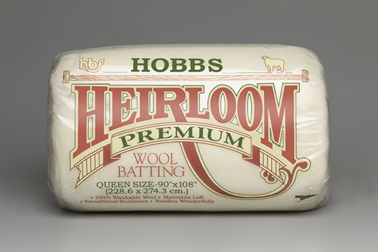 Hobbs Premium Wool Batting 90'' x 108'' (Queen)